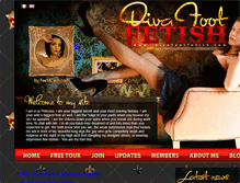 Tablet Screenshot of divafootfetish.com